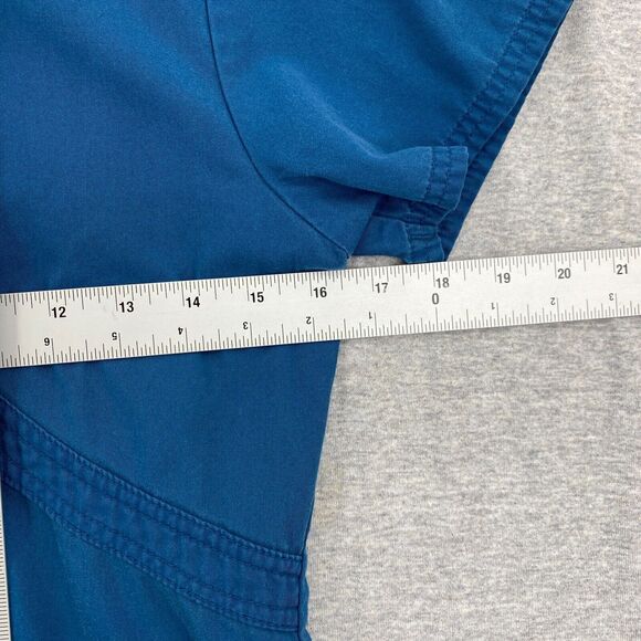 Barco Scrub Top Womens Extra Small Blue Healthcare Vet Uniform Short Sleeve - Picture 8 of 10